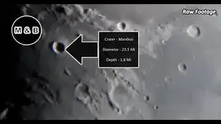 My Moon Footage Via Telescope | 4K |