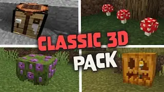 Classic 3D 16x16 | 3D Blocks Texture Pack For Minecraft 1.19 + Download