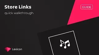 Let Lexicon search online music stores for you with Store Links - no more slow manual search!
