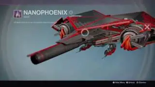 Destiny - Nanopheonix WotM Raid Ship Drop!