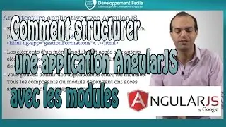 Comment structurer une application AngularJS avec les modules