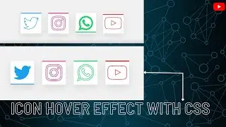 Icon Hover Effect With Only Css | Web Studio