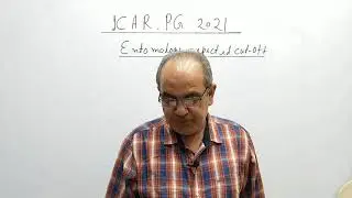 ICAR PG ENTOMOLOGY 2021 EXPECTED CUT-OFF