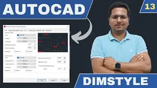 AutoCAD In Hindi | Dimensions Style Manager | DIMSTYLE | Autocad Tutorial For Beginners In Hindi