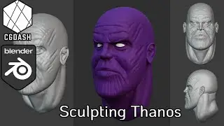 Sculpting Thanos with Blender (as Beginner) | CGDASH