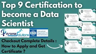 Top 9 Certification to become Data Scientist | Free Certificate | Python Data Science AI Big Data