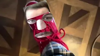 Жмиль оценивает кроссовки Бэбэя