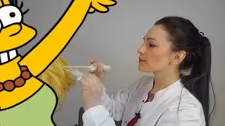 [ASMR] Armpit hair and skin examination 🟡 very relaxing 🟡 little bit of english speaking