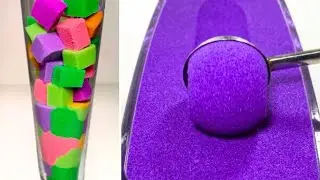 Very Satisfying and Relaxing ASMR Kinetic Sand