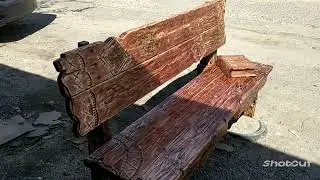 Шикарная скамейка садовая ,своими руками