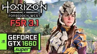 FSR 3.1 with FRAME GENERATION on GTX 1660 Super (Horizon Forbidden West)
