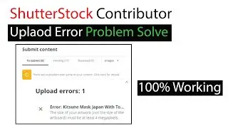 || Shutterstock || vector upload error use artboard settings by Premium Design  