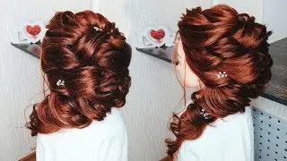 CLEANLINESS in HAIRSTYLE! Greek Braid to the side. Hairstyles for long hair💛 Hairstyle for Long Hair