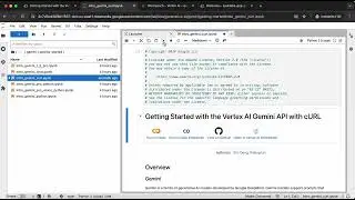 Getting Started with the Vertex AI Gemini API with cURL | GSP1228
