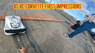 RC Corvette 8s Upgrade First Practice Hits