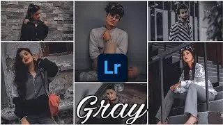 How To Make Moody Gray Colour Effect | Lightroom Photo Editing tutorial | Free Preset Lightroom