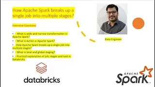 #2 - How Apache Spark breaks up a single job into multiple stages| Practical Example in Databricks