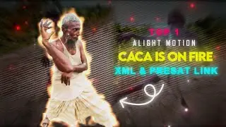 CaCa is on fire Edit 🔥 || AE like Alight Motion Edit ❤️‍🔥 || #(xml+presat)