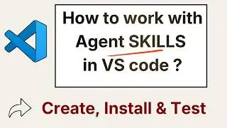 Building Agent Skills with GitHub Copilot in VSCode !