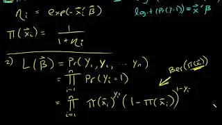 How to Derive the Maximum Likelihood Estimators for Logistic Regression