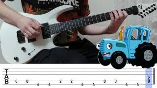 Blue Tractor - In the Fields / Rock Version TAB