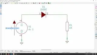 KiCAD & ngspice: Diode Example