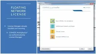 How to Install COMSOL Multiphysics® with a Floating Network License