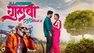 Gulabi Sadi||By Modi Ji||Ai Song