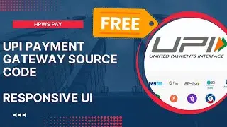 Free UPI Payment Gateway Source Code | Responsive UI | Start Business #upi #paymentgateway