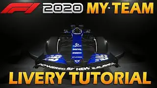 F1 2020 CUSTOM MY TEAM LIVERY TUTORIAL!!!!!