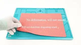 RF4 Po4 Aluminum Alloy Microscope Stand Base Heat Insulation Silicone Pad