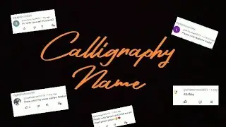 Modern calligraphy ||  cute Subscribe name #drawing #calligraphy #love #satisfying