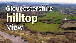 Gloucestershire hilltop view! With the Freelander 2!