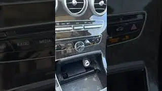 How to Remove Cup Holder & iPhone Charger Gadget in Mercedes C300