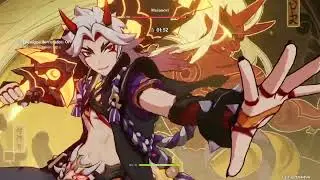 me chingo al samurai bn fácil logro oculto genshin impact derrota a masanori con facilidad m la pela