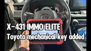 LAUNCH X431 IMMO ELITE | Toyota Wildander 2023 mechanical key added