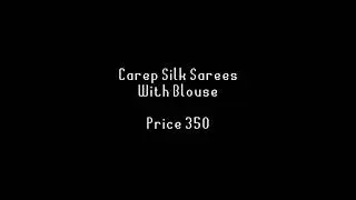 Carep silk saree's