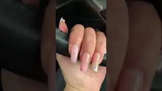 Pedicure manicure pedal pumping snowy feet up on windshield 💅🏼🦶🏼❄️