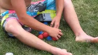 How to undo a knot in Ladder Toss bolos....