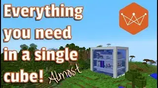 Minecraft Self Contained Survival Base 16x16x16 The Cube