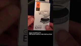 Spigen GLASTR EZ FIT for Samsung Galaxy Watch 5 PRO Fast Installation