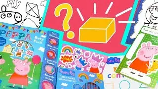 Abrimos una caja sorpresa llena de actividades de Peppa Pig 🎁 🐽
