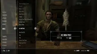 Ice Wolf Pelt