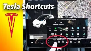 So richtet ihr Shortcuts in der Menüleiste im Tesla ein!