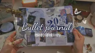 New 2024 Bullet Journal 🫐mid-year setup | plan with me 🎨