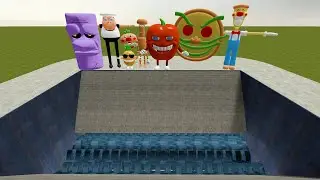 SHREDDER vs Pizza Tower Bosses & Characters in Garry's Mod!