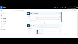 Microsoft Power Automate:  Onedrive Sync to Google Drive