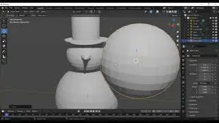 Blender tutorial 2 Snowman