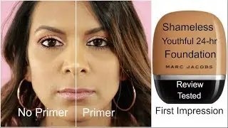 Marc Jacobs Shameless Youthful Foundation Review, Tested , First Impression