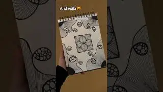 Square doodle tutorial 😻 Day 58 #shorts #doodlewithnadia #art #doodle